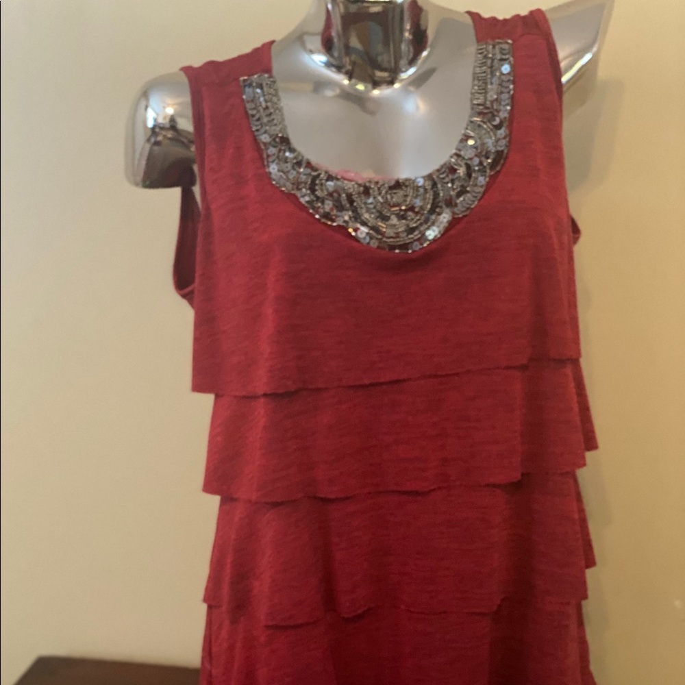 Women’s sequined tank Sz Xl
